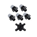 20PCS Anti-Drip Misting Nozzle Water Spray Drip Hanging Atomizing Nozzle Fog Cross