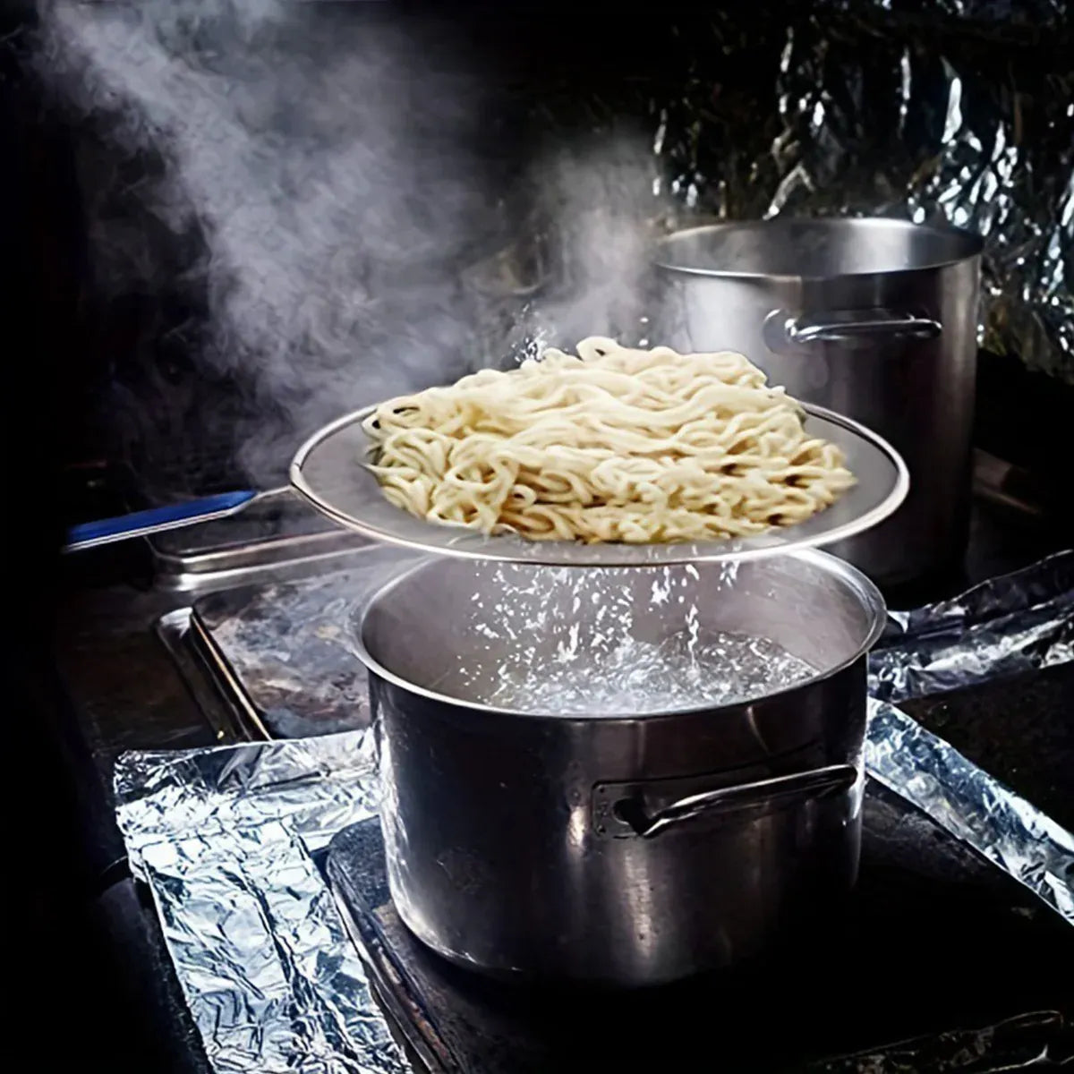 Splatter Screen 3PCS Stainless Steel Mesh Guard for Frying Pan Oil Splash Shield
