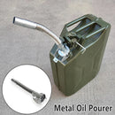 Stainless Steel Oil Pourer Oil Nozzle Tube Metal Material Bendable Press Lid