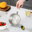 304 Stainless Steel Oil Splatter Proof Home Small Frying Pan for Kitchen Cooking