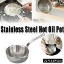 304 Stainless Steel Oil Splatter Proof Home Small Frying Pan for Kitchen Cooking