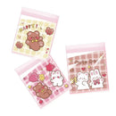 500 Pack Self Adhesive Cookie Packaging Bags Vibrant Designs OPP Material - Cute 14*14*3cm