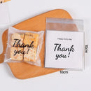 500 Pack Self Adhesive Cookie Packaging Bags Vibrant Designs OPP Material - Cute 14*14*3cm