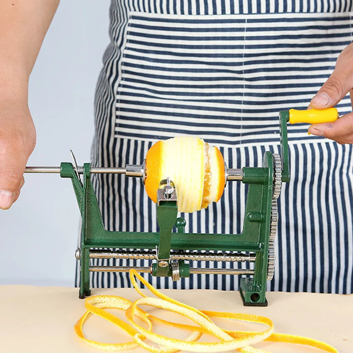 Adjustable Orange Peeler Tool Durable Non Slip Handle For Kitchen Fruit Peeling