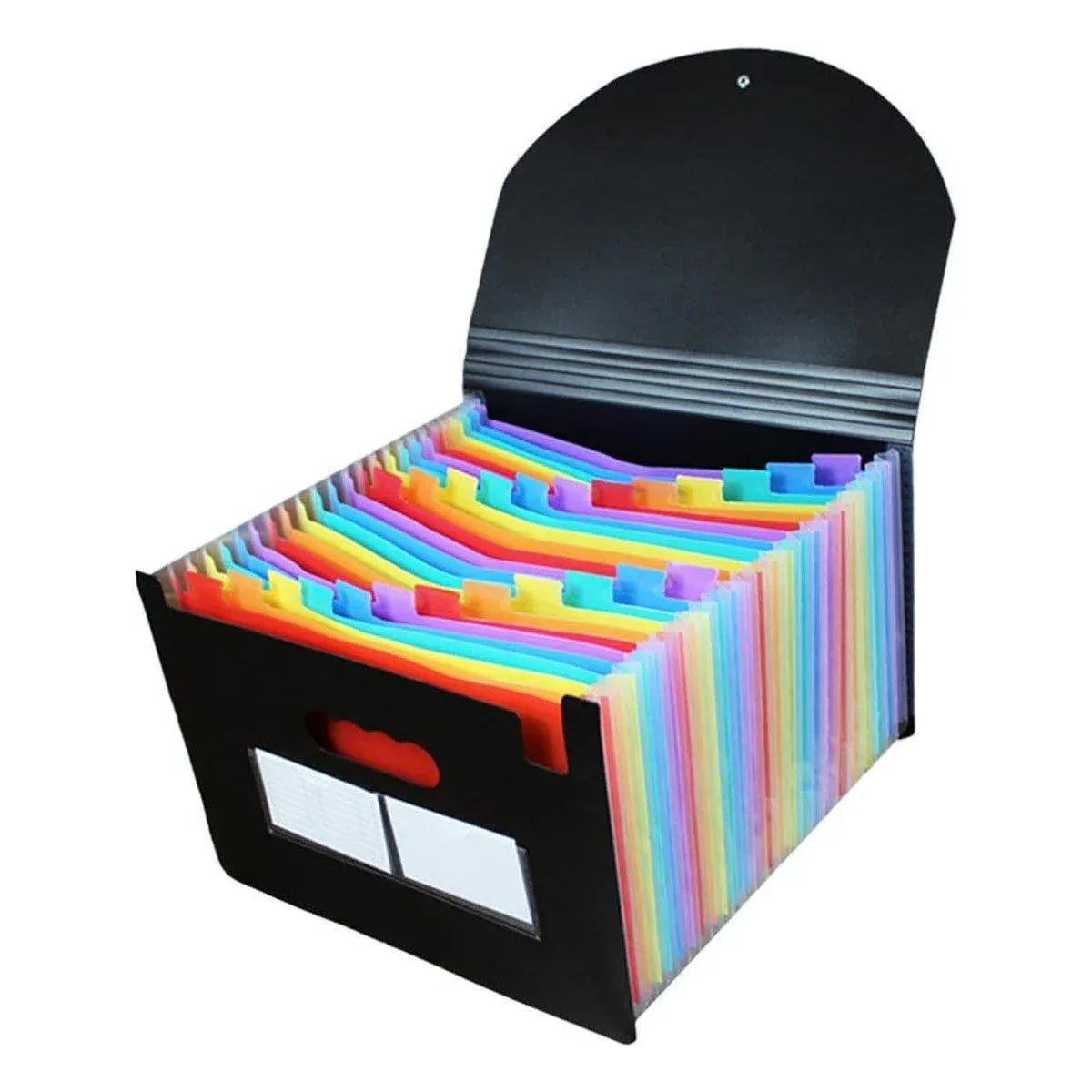 A4 Document Organiser 25 Compartments Multilayer Folder Office File Storage