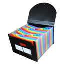 A4 Document Organiser 25 Compartments Multilayer Folder Office File Storage
