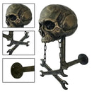 Motorbike Helmet Holder Wall Mount Helmet Rack Helmet Stand Skull Head Holder
