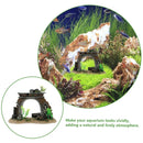 Fish Tank Landscape Archway Door Plate Decoration Fish Shrimp Shelter Aquarium
