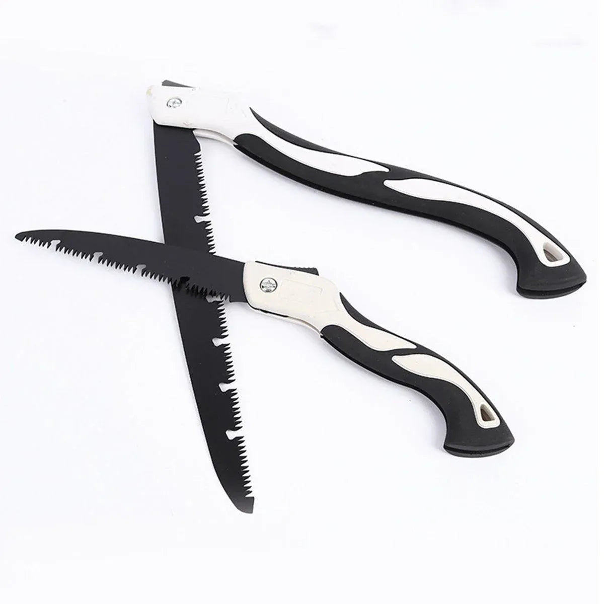 Folding Outdoor Hand Saw Portable Quick Cutting Pruning Garden Tree Logging Tool - 300mm