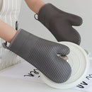 Silicone Heat Resistant Gloves Baking Oven Mitts Insulated Kitchen Cooking Glove