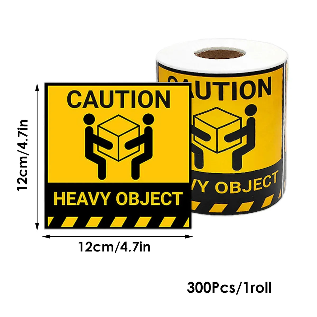 Overweight Freight Warning Label High Adhesive Strength Express Shipping Use