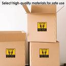 Overweight Freight Warning Label High Adhesive Strength Express Shipping Use