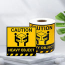 Overweight Freight Warning Label High Adhesive Strength Express Shipping Use