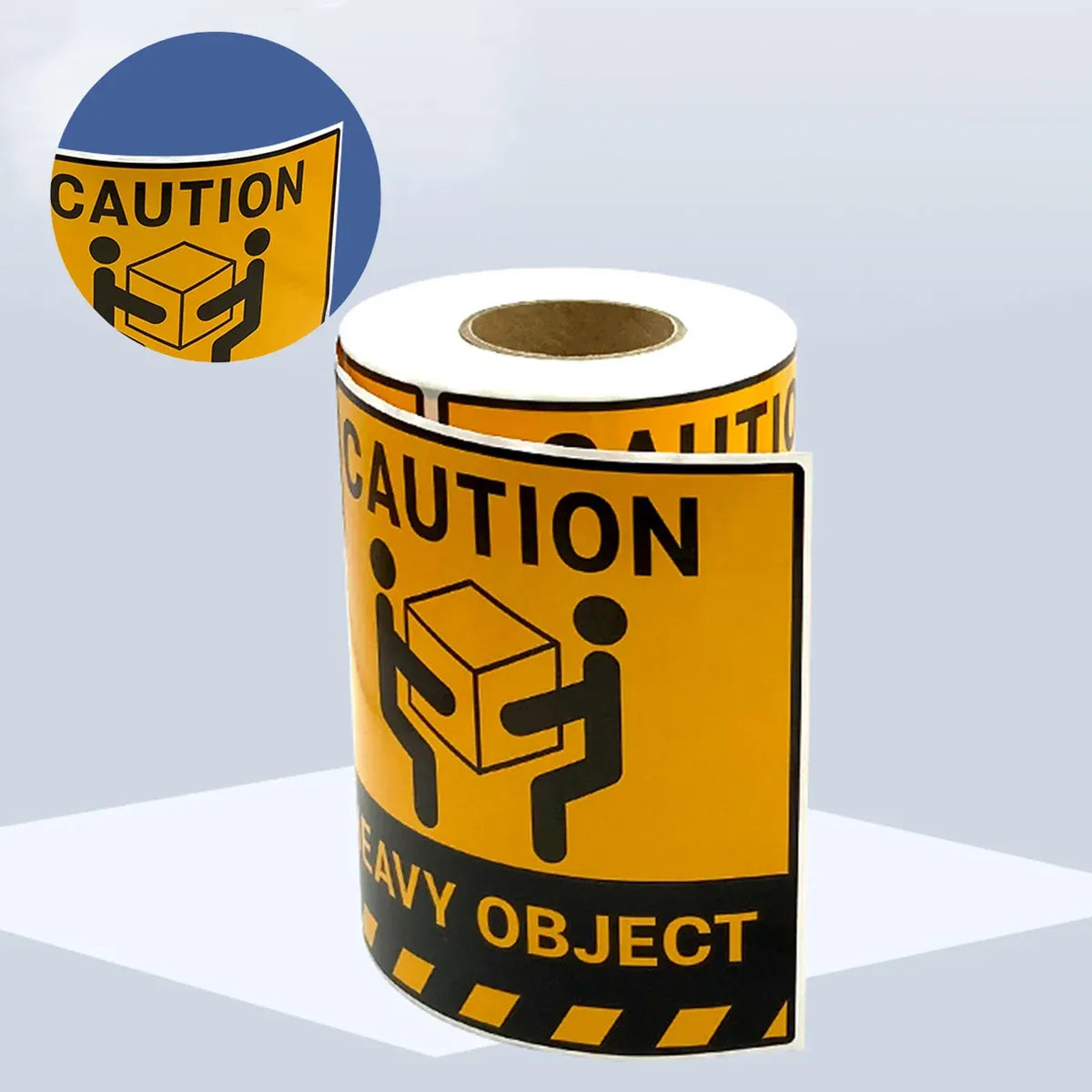 Overweight Freight Warning Label High Adhesive Strength Express Shipping Use