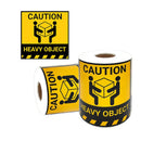 Overweight Freight Warning Label High Adhesive Strength Express Shipping Use
