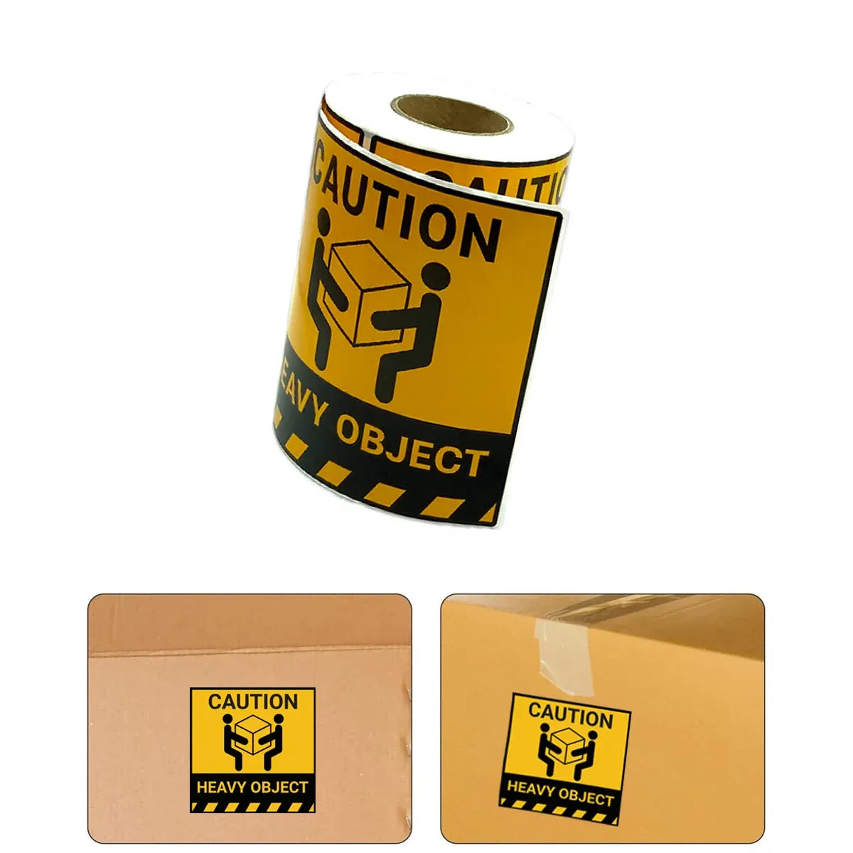 Overweight Freight Warning Label High Adhesive Strength Express Shipping Use