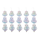 5Pcs Hanging Reflective Bird Scare Disc With Bell For Garden Farm Pest Control
