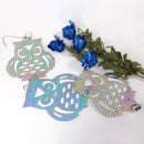 5Pcs Hanging Reflective Bird Scare Disc With Bell For Garden Farm Pest Control