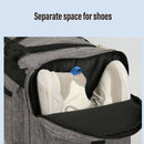 Large Capacity Waterproof Travel Luggage Bag Lightweight Foldable Handbag - Medium-Grey