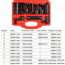 10pcs Car Truck Oxygen Sensor Removal Tool Wrench Repair Kit Auto Tools Set