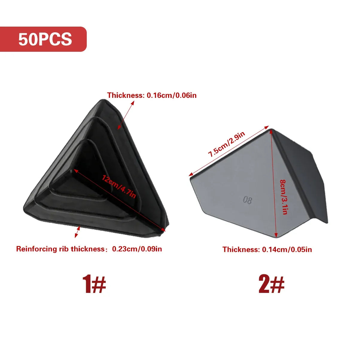50PCS Cardboard Box Corner Protectors for Moving Shipping Packaging