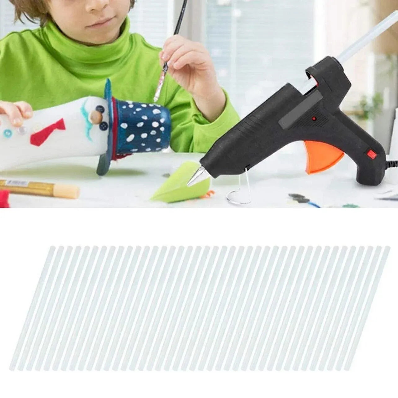 Clear Hot Melt Glue Sticks Adhesive Craft Stick for DIY Glue Tool 7mm 11mm - 7mm x 100mm 200pcs