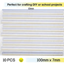 Clear Hot Melt Glue Sticks Adhesive Craft Stick for DIY Glue Tool 7mm 11mm - 7mm x 100mm 200pcs