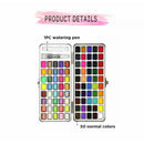 12-90 Watercolour Paint Set With Brush Painting Water Colour Kits - 90 Colours