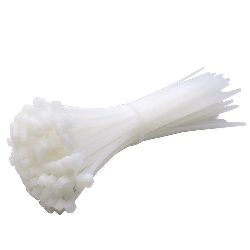 100X Cable Ties Zip Ties Nylon UV Stabilised Bulk White Cable Ties - 10*1200mm White