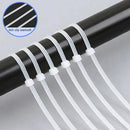 100X Cable Ties Zip Ties Nylon UV Stabilised Bulk White Cable Ties - 10*1200mm White