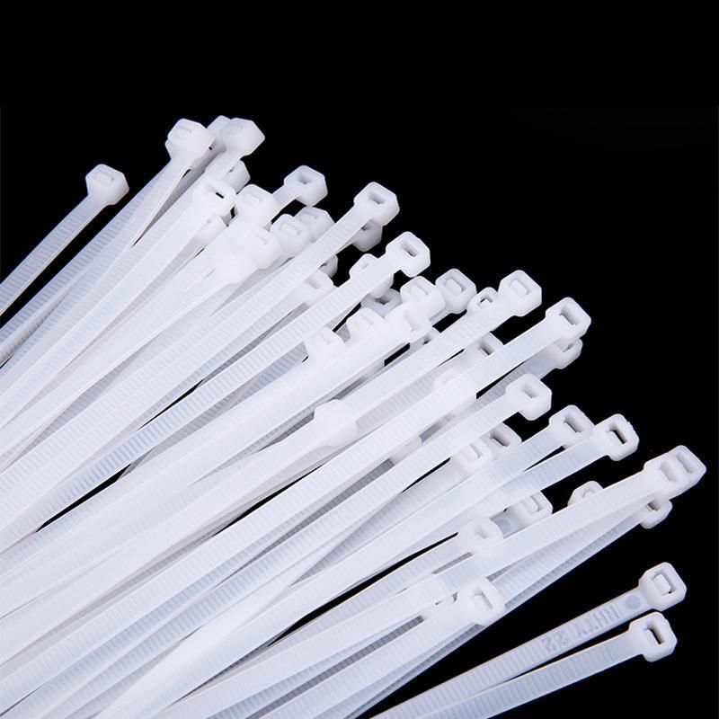 100X Cable Ties Zip Ties Nylon UV Stabilised Bulk White Cable Ties - 10*1200mm White