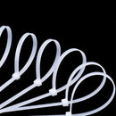 100X Cable Ties Zip Ties Nylon UV Stabilised Bulk White Cable Ties - 10*1200mm White
