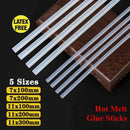 Clear Hot Melt Glue Sticks Adhesive Craft Stick for DIY Glue Tool 7mm 11mm - 11mm x 200mm 50pcs