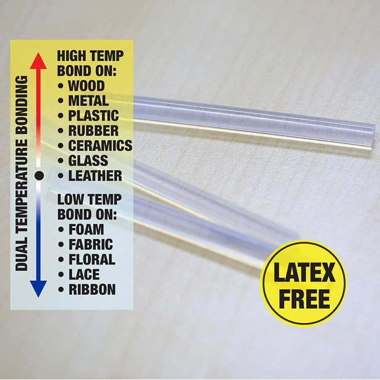 Clear Hot Melt Glue Sticks Adhesive Craft Stick for DIY Glue Tool 7mm 11mm - 11mm x 200mm 50pcs