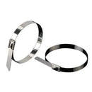 100x Stainless Steel Cable Ties SS304 Marine Grade Zip Strap Locking Wrap 100-800mm - 7.9*800mm