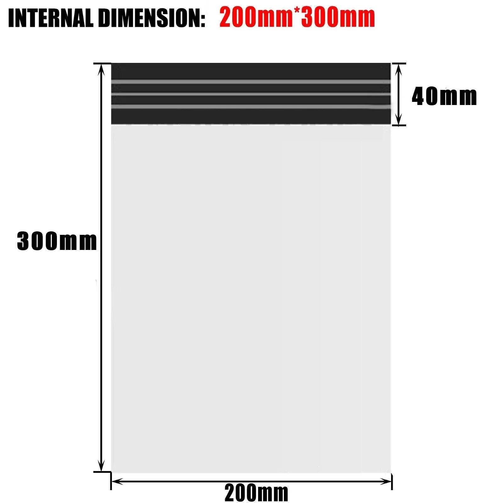 Poly Mailer Bags Mailing Satchel Plastic Courier Self Sealing Packing - 45*60cm *100 PCS