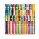 Flysea 12-80 Colours Acrylic Paint Pens Painting Stone Ceramic Glass Markers 0.7 - 80-Colour Set
