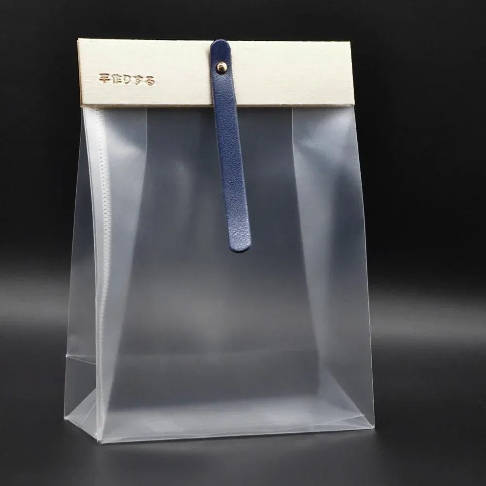 50pcs Transparent Snack Bags Biscuit Candy Bags Resealable Food Packaging - Pink