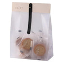 50pcs Transparent Snack Bags Biscuit Candy Bags Resealable Food Packaging - Red