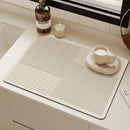 2PCS Kitchen Absorbent Pad Heat Insulation Mat Anti Slip Draining Pad Countertop - Type B