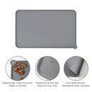 Silicone Pet Mat Spill-Proof Easy to Clean Mat for Pets Dog Food Placemat - 48x30cm