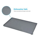 Silicone Pet Mat Spill-Proof Easy to Clean Mat for Pets Dog Food Placemat - 55x38cm