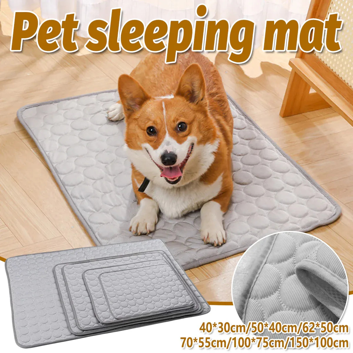 Pet  Sleeping Mat Summer Spring Mat for Dog and Cat Indoor Use - XL