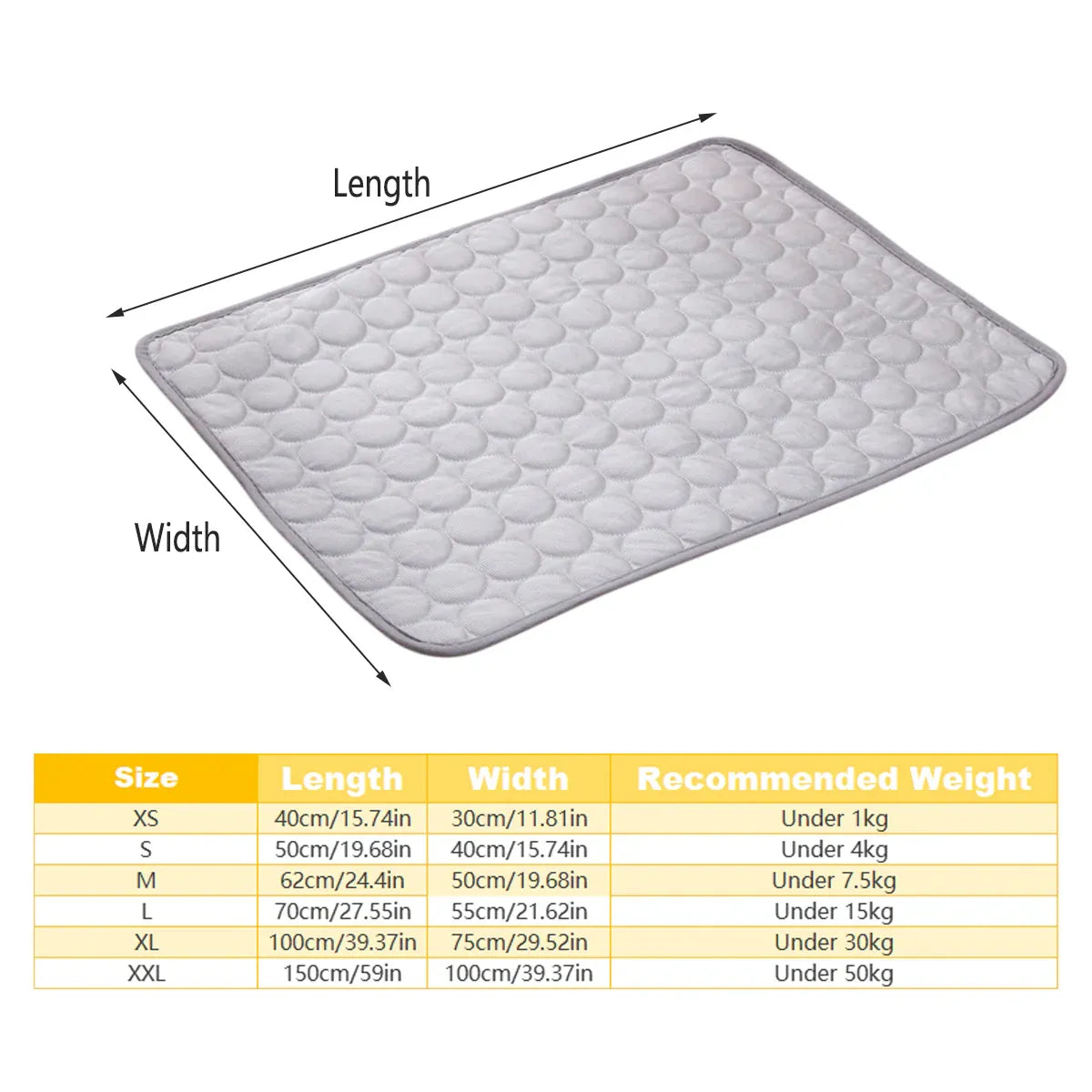 Pet  Sleeping Mat Summer Spring Mat for Dog and Cat Indoor Use - XL