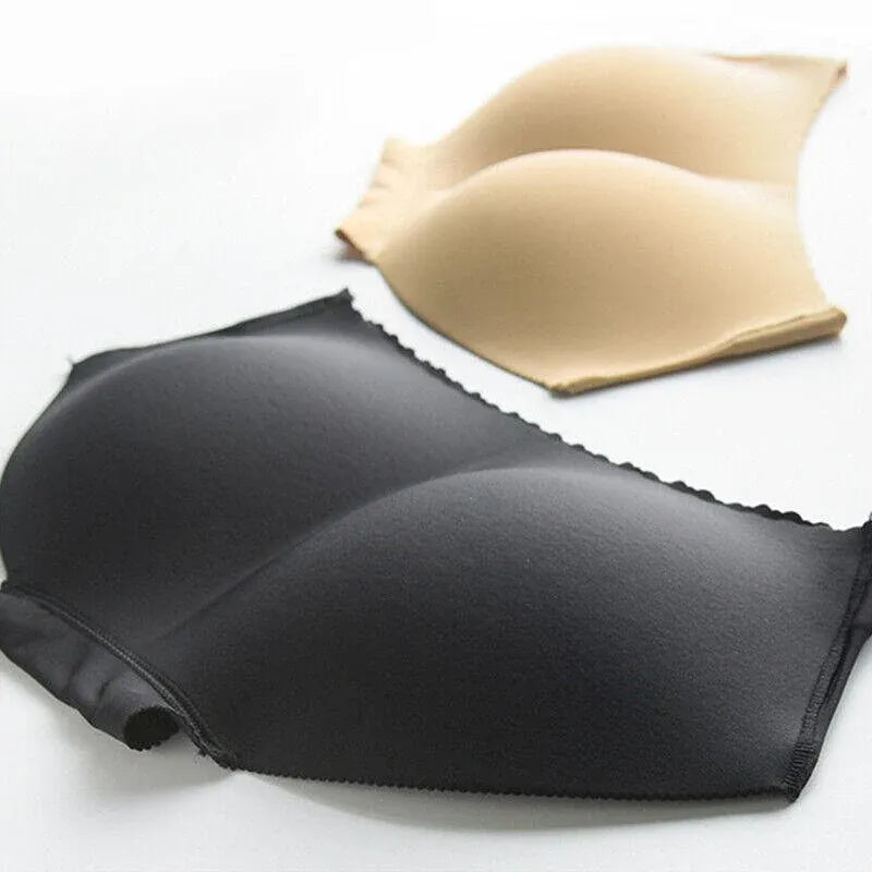Black Seamless Padded Butt Lifter Underwear Shaper Briefs for Women - XL ( Hipline:92-96cm )