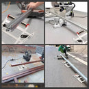 Adjustable Cutting Machine Support Frame Table Saw Stand Roller Support 2pcs