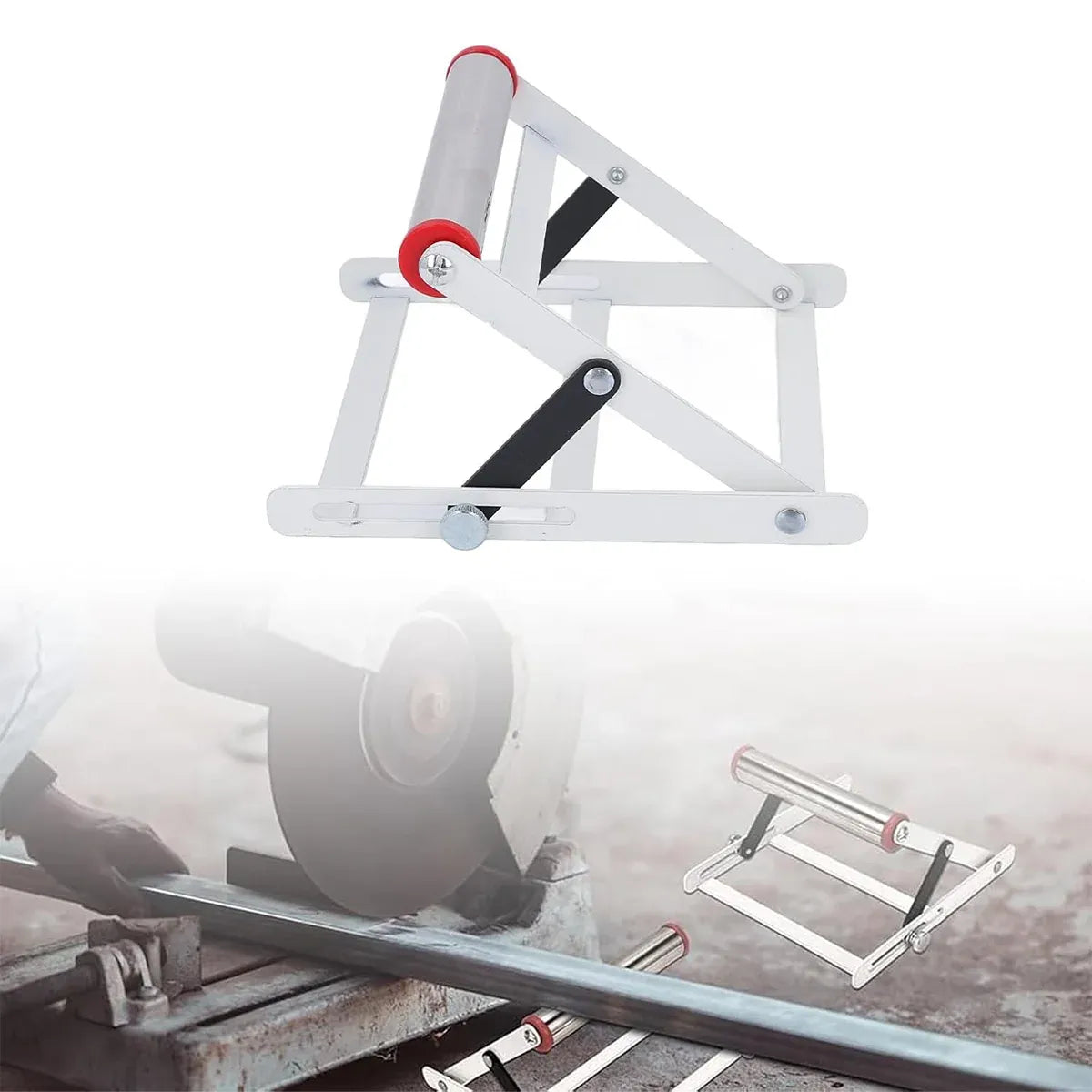Adjustable Cutting Machine Support Frame Table Saw Stand Roller Support 2pcs