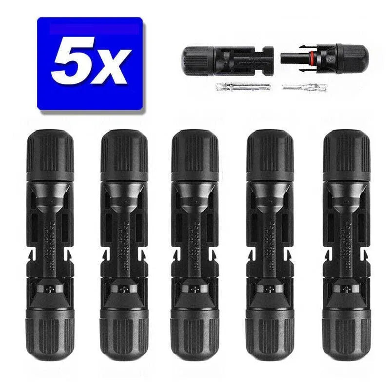 5-20 Pairs For Solar Panel Connectors Ip67 30A Line Plug Socket Male & Female Au - 20Pairs