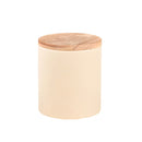 10PCS Round Tea Coffee Bean Paper Cans with Wooden Lids for Storage