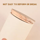 10PCS Round Tea Coffee Bean Paper Cans with Wooden Lids for Storage
